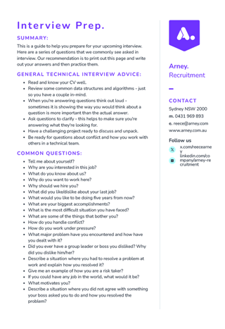 Preperation Guide page 1